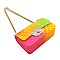 MULTI COLORED JELLY SHOULDER BAG