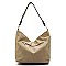 Front Zipper 2-in-1 Bucket Shoulder Bag