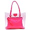 Neon See Thru 2-in-1 Shopper