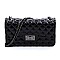 Quilt Embossed Multi Color Jelly Classic Shoulder Bag
