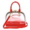Stylish Jelly Candy See Thru Cute Dome Satchel