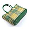 Fashion Straw Woven Printed Shopper
