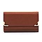 Saffiano Tri-fold Clutch Cell Phone Wallet