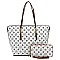 2-in-1 Monogram Shopper Set