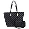 2-in-1 Monogram Shopper Set