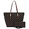 2-in-1 Monogram Shopper Set