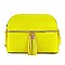 Multi Compartment Zip Tassel Crossbody Bag