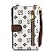 Monogram Wallet Crossbody Cell Phone Case