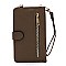 Bifold Wallet Crossbody Cell Phone Case