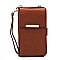 Bifold Wallet Crossbody Cell Phone Case