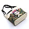 Multi Compartment Frida Kahlo Flower Crossbody Bag