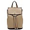 Fashion Convertible Drawstring Backpack Satchel