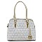 Multi Compartment M Monogram Satchel