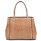 Top Handle Croc Alligator Satchel