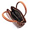 Top Handle Croc Alligator Satchel