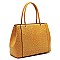 Top Handle Croc Alligator Satchel