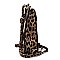 Leopard Crossbody Bag Cell Phone Purse