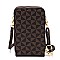 Fashion Monogram Cell Phone Purse Crossbody Bag