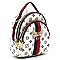 BEE ACCENT MONOGRAM Satchel / Backpack CONVERTIBLE