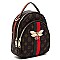 BEE ACCENT MONOGRAM Satchel / Backpack CONVERTIBLE