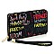 Stylish Multi Graffiti Print Zip Around Wallet Wristlet