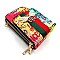 Swagger Multi Graffiti Queen Bee Stripe Cell Phone Purse Crossbody Bag