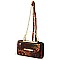 Fashionable Top Handle Multi Graffiti Print Round Crossbody Bag Clutch Wallet