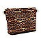 Leopard Chain Handle 2 in 1 Hobo-Shoulder Bag