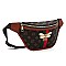 Monogrammed Queen Bee Stripe Fanny Pack Waist Bag