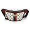 Monogrammed Queen Bee Stripe Fanny Pack Waist Bag