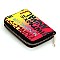 Stylish Multi Graffiti Print Accordion Card Holder Wallet