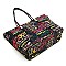 Trendy Multi Graffiti Print 2-in-1 Shopper