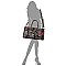 Trendy Multi Graffiti Print 19" Duffle Bag