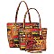 3-in-1 Multi Graffiti Print Tote Shopper Set