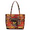 3-in-1 Multi Graffiti Print Tote Shopper Set