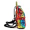 BEE STRIP ACCENT GRAFFITI  Fashion Backpack