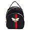 BEE ACCENT STRIPE Satchel / Backpack CONVERTIBLE