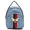 BEE ACCENT STRIPE Satchel / Backpack CONVERTIBLE