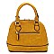 Fashionable Bee Stripe Dome Satchel