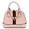 Fashionable Bee Stripe Dome Satchel