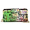 Trendy Multi Graffiti Turn Lock Crossbody Wallet