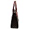 Stylish Queen Bee Stripe Monogram Satchel