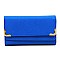 Saffiano Tri-fold Clutch Cell Phone Wallet