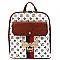 Trendy Queen Bee Stripe Monogram Backpack