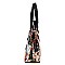 4-in-1 Magazine Cover Collage Queen Bee Stripe Satchel Set
