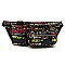 Trendy Multi Graffiti Fanny Bag Waist Bag