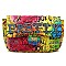 Quilted Graffiti Bag with Crystal Stonned word "PRETTY"