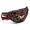 Fashion Multi Graffiti Queen Bee Stripe Fanny Pack Waist Bag