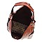 Stylish Queen Bee Stripe 3-in-1 Shoulder Bag Hobo