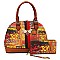 2-in-1 Stylish Multi Graffiti Dome Satchel